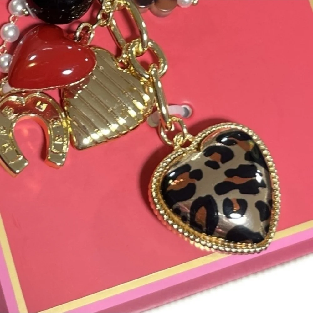 💛▪️ Piper K▪️ Bag Charm & Key Chain with Dalmatian Jasper